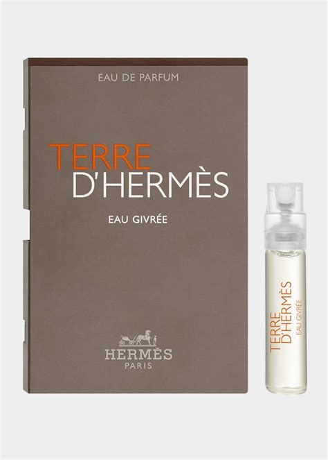 terre d hermes free sample|terre d'hermes givree sample.